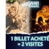 Image 1: Wow Safari Peaugres : 1 billet, 2 visites magiques en pleine nature