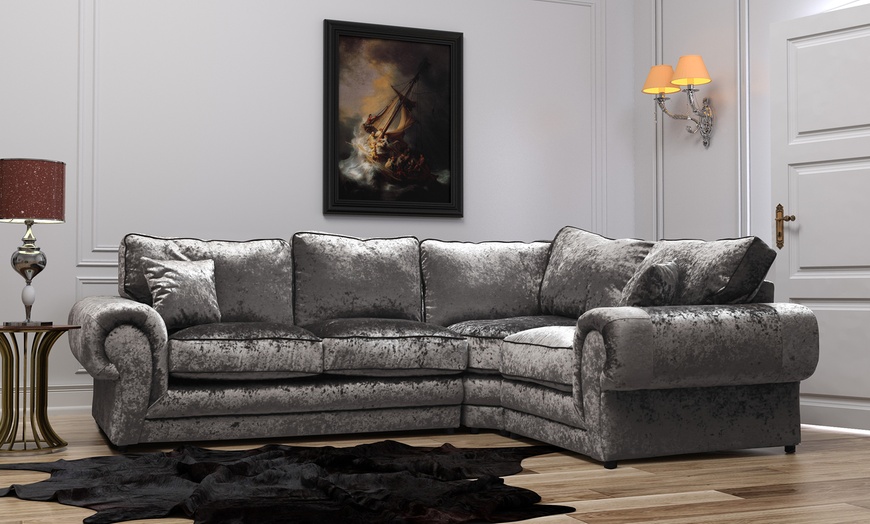 Image 1: Madrid Corner Sofa