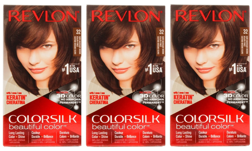 Image 6: Revlon Colorsilk Permanent Hair Colour Three-Pack