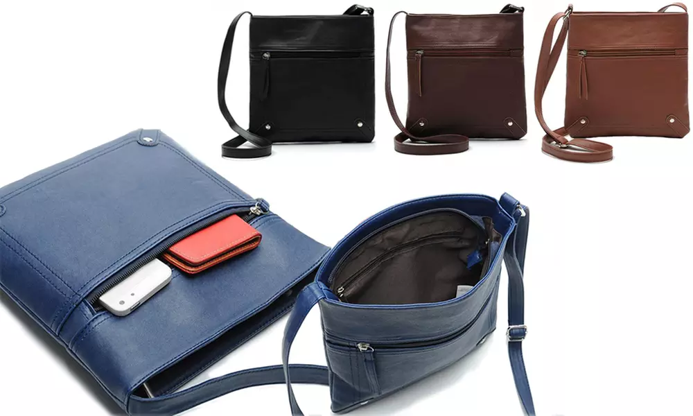 One or Two Women's Satchel Crossbody Messenger Bags - Primary Image