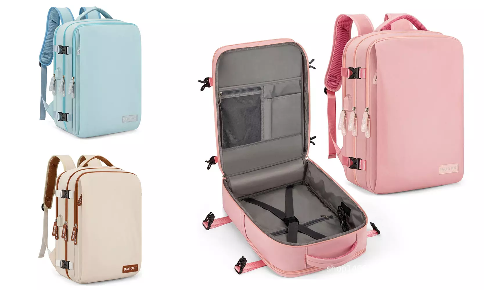 Travel Shoulder Bag with Wet and Dry Separation