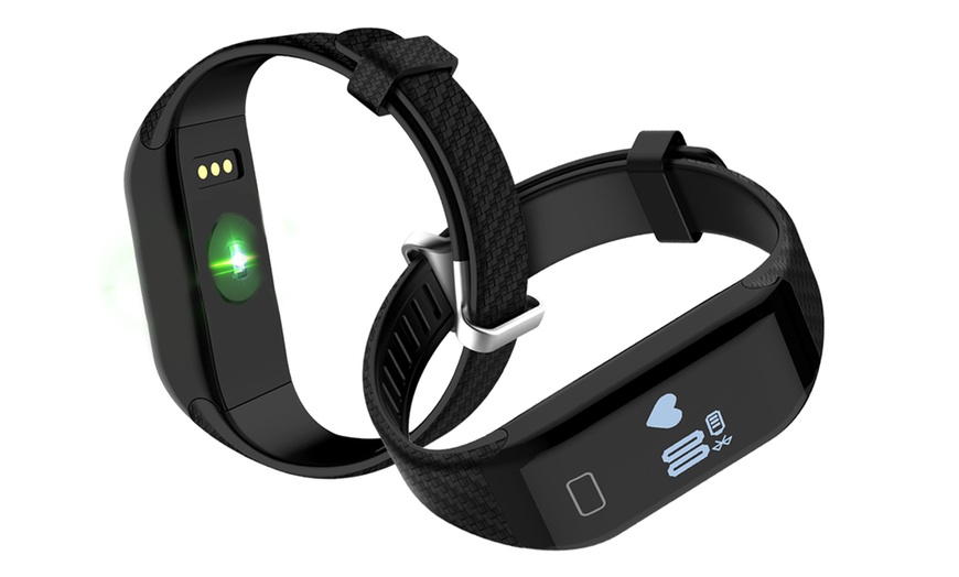 Image 3: Pulsera deportiva bluetooth con frecuencia cardíaca