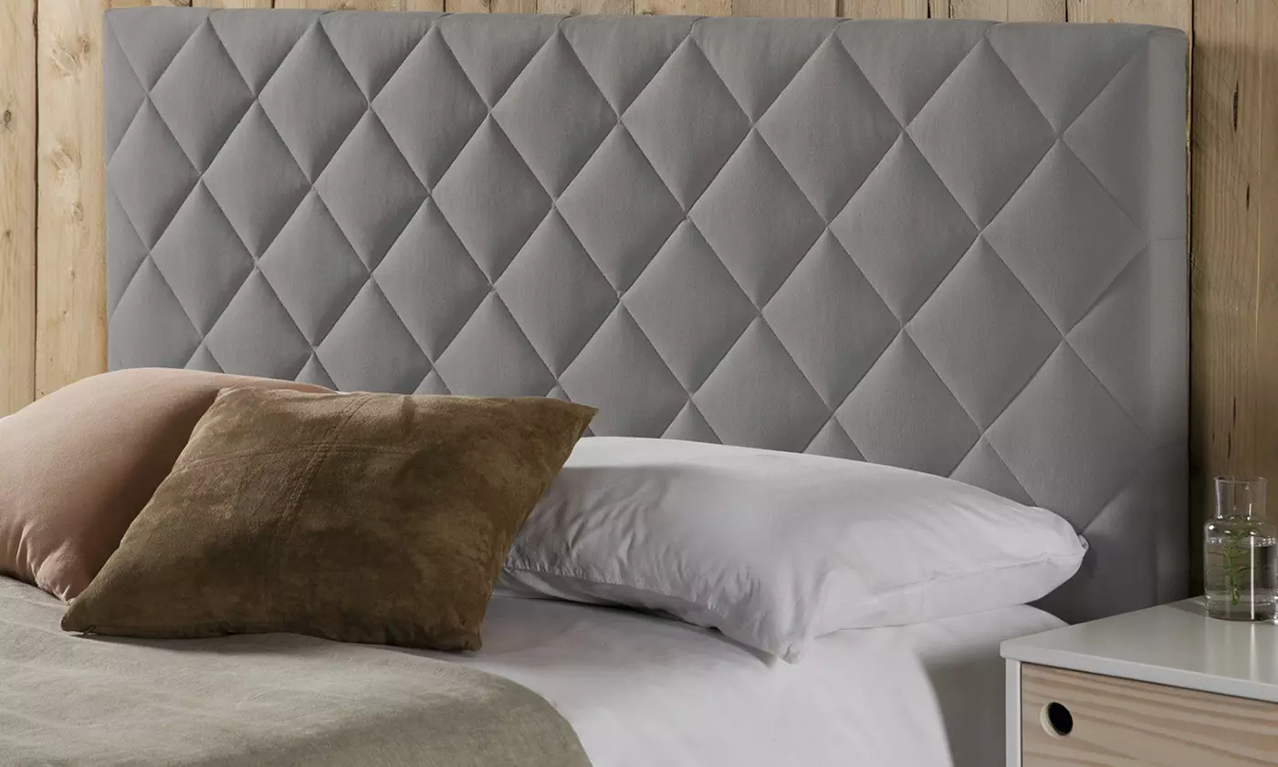 Tête de lit capitonnée en tissu - Primary Image