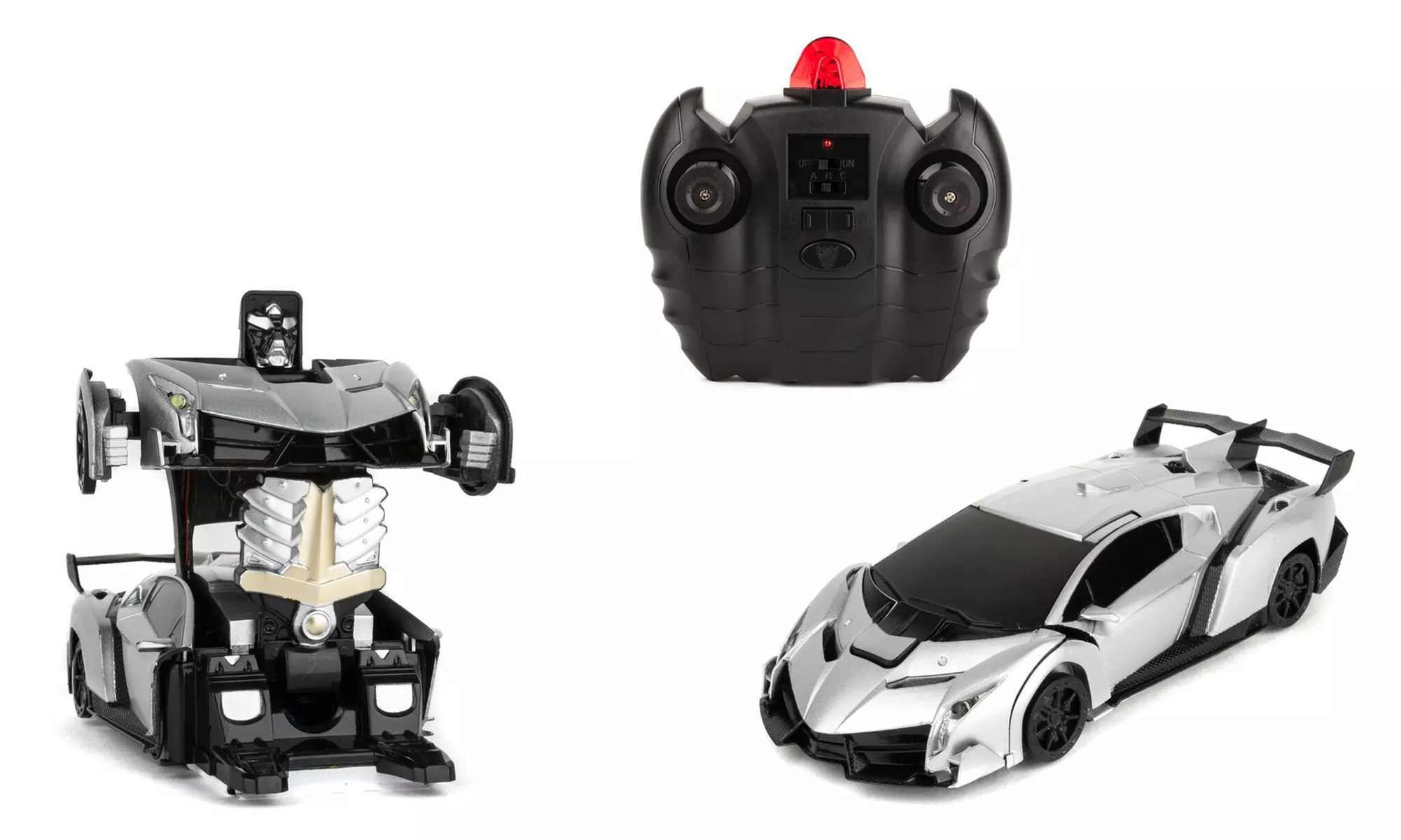 Wall-Climbing Transforming Robot Car Kids' Toy with Remote - Image 7