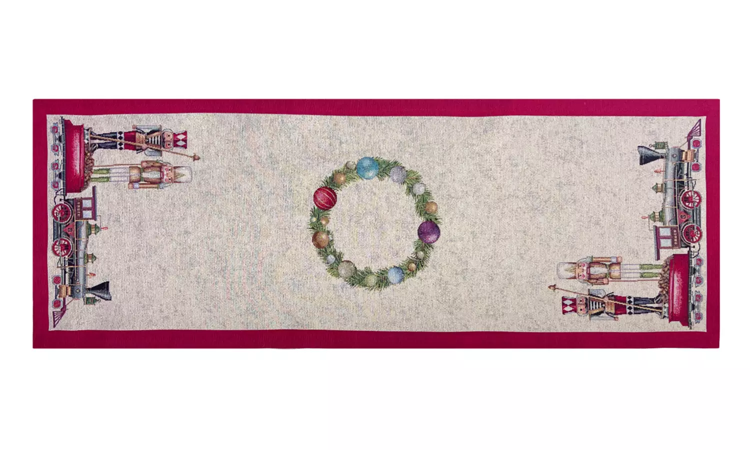 Centrotavola Natalizio in tessuto gobelin