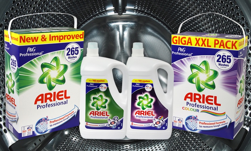 Image 1: Ariel Washing Liquid and Powder