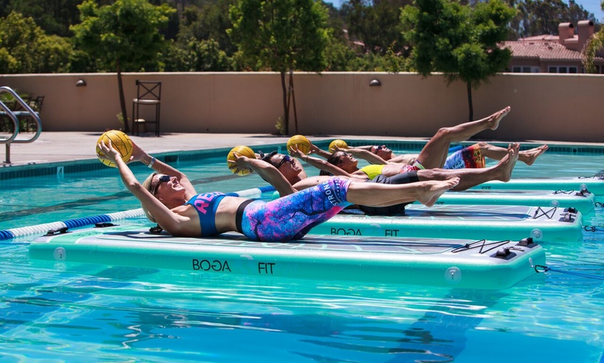 Image 3: Group Aqua Float Fitness Class