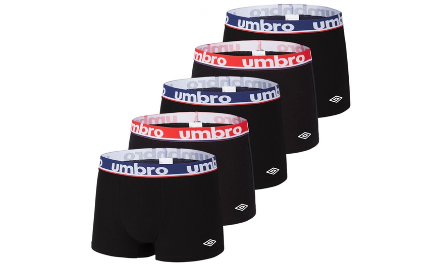 Image 6: Set di 5 boxer da uomo Umbro