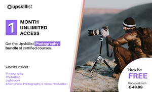 Photography Online Course Bundle from Upskillist