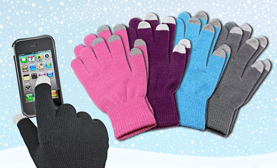 Touchscreen Gloves (Up to 75% Off). Multiple Options Available. Free Shipping on Purchases of $15 or More. Free Returns - Primary Image