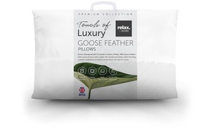 Two, Four or Six Goose Feather Pillows