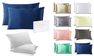 Duck Pillows and Silk Pillowcases