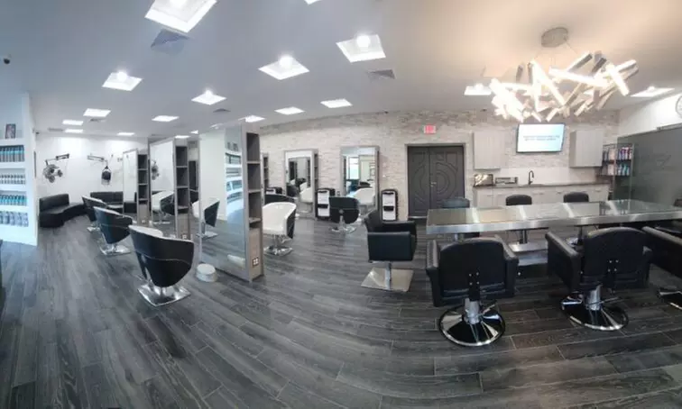 Revitalize Hair w/ Haircut & Partial Highlights or Sensitive Scalp Scrub at Something New Salon (Up to 42% Off) - Second Medium