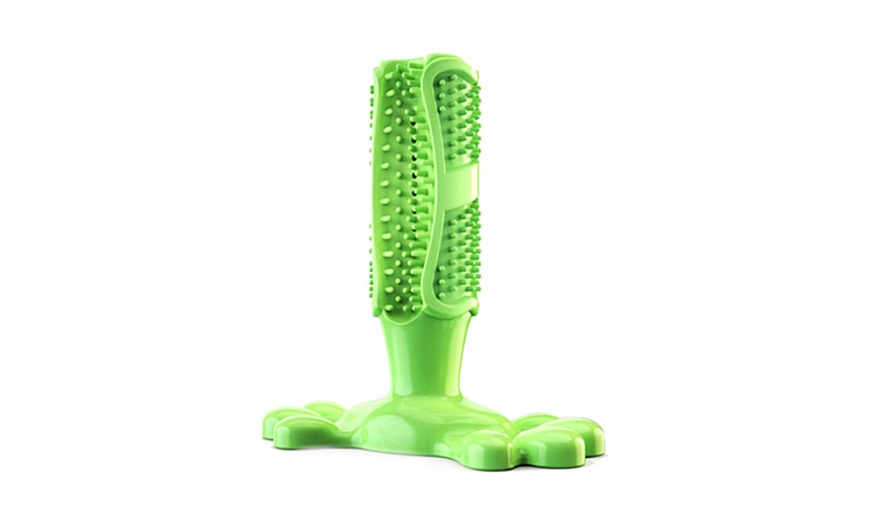 Image 4: Dog Toothbrush Dental Toy