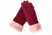 1 ou 2 paires de gants tactiles pour femme effet peau retournée modèle Joanna - Second Medium