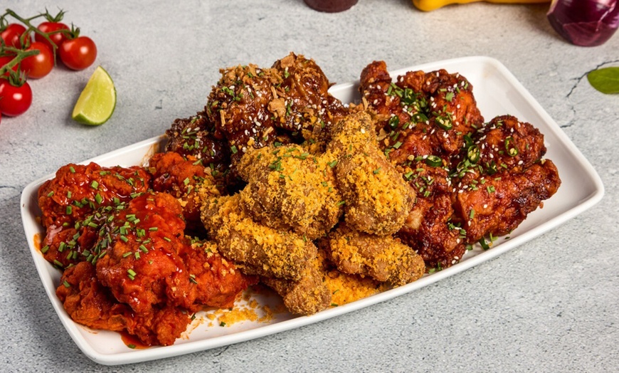 Image 6: Indian Fusion Food:For 1 or 2: Any Wrap, Burger, Loaded Box/Naan Pizza