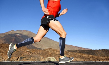 1 ou 2 paires de manchons de compression de running