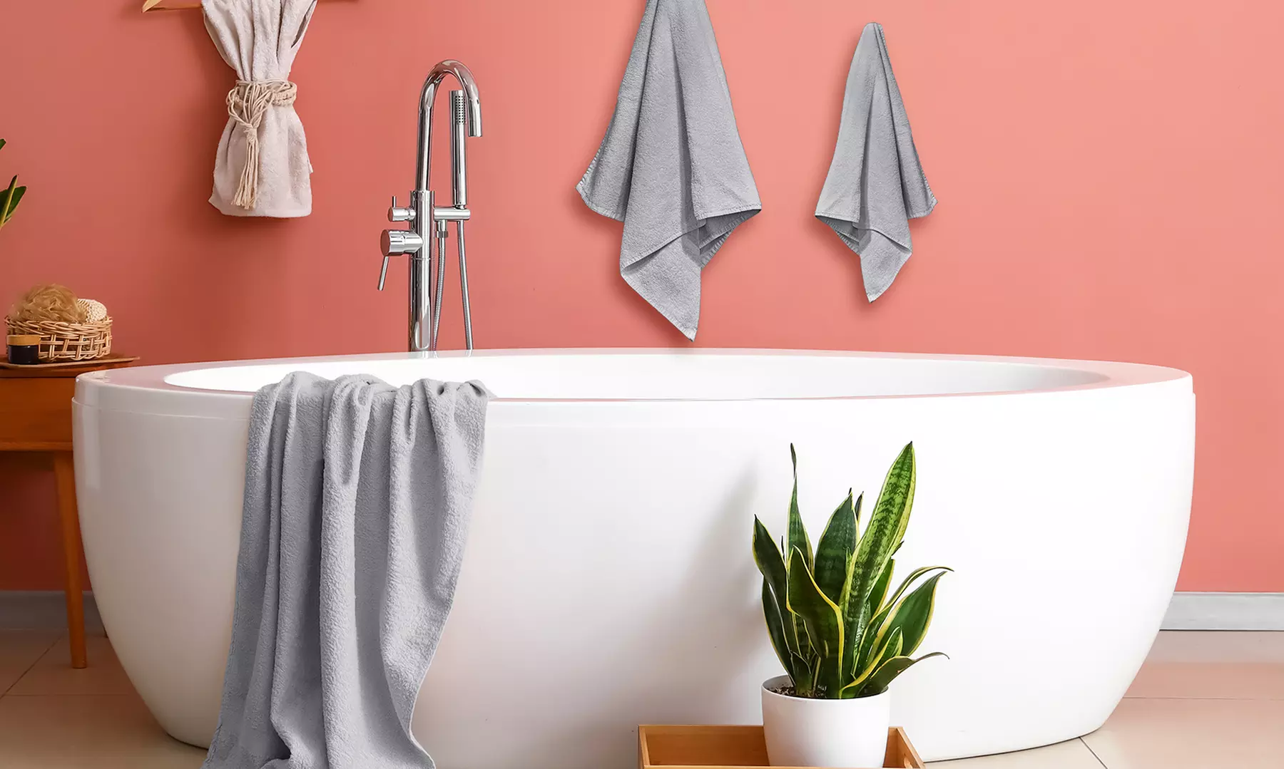 3er-Set Bambus-Handtücher