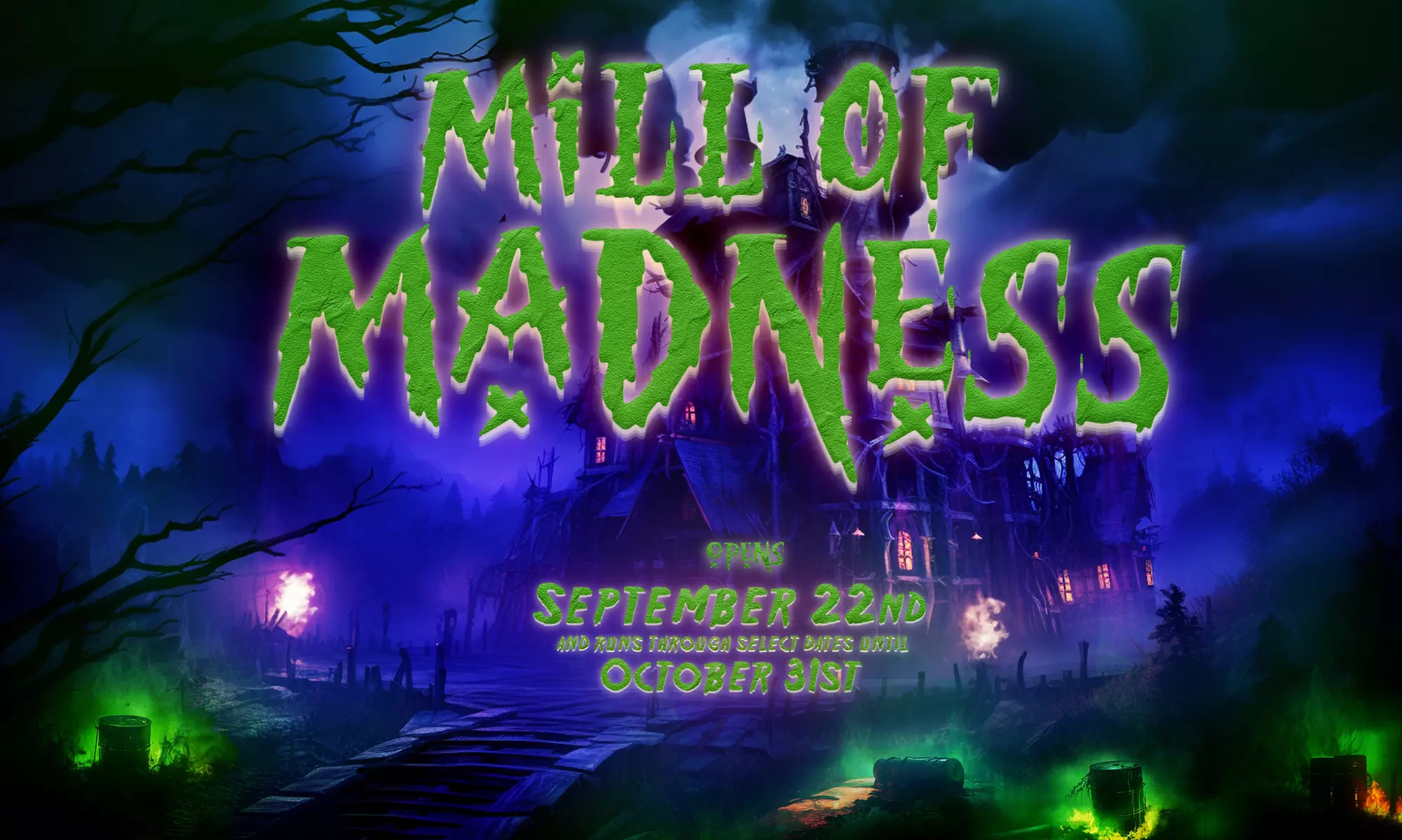 Halloween Haunt Experience at Mill of Madness, Multiple Dates (Up to 17% Off) - Primary Image