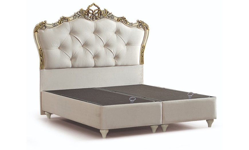 Image 5: Turkish Ottoman Bed With Gas Lift and Under Bed Storage