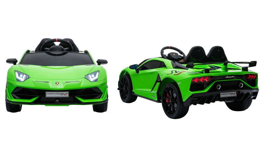 Image 11: Lamborghini Aventador Kids' Electric Ride-on Toy Car