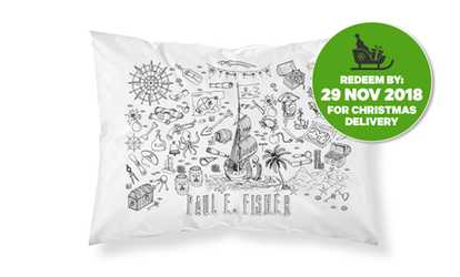 Personalised Doodle Pillowcase