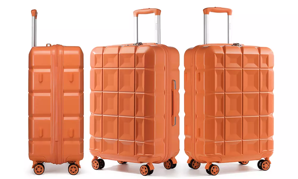 1 of 4 oranje koffers