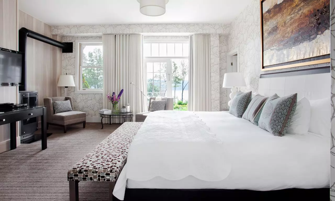 Stay at the 4.5-Star Manoir Hovey in North Hatley, QC, with Breakfast for Two. Dates into April. - Primary Image