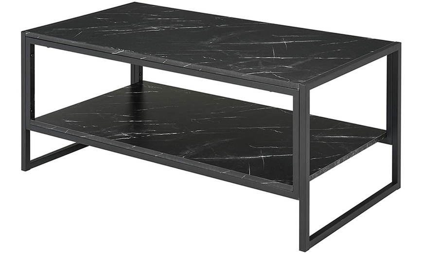 Image 50: HomCom Coffee Table