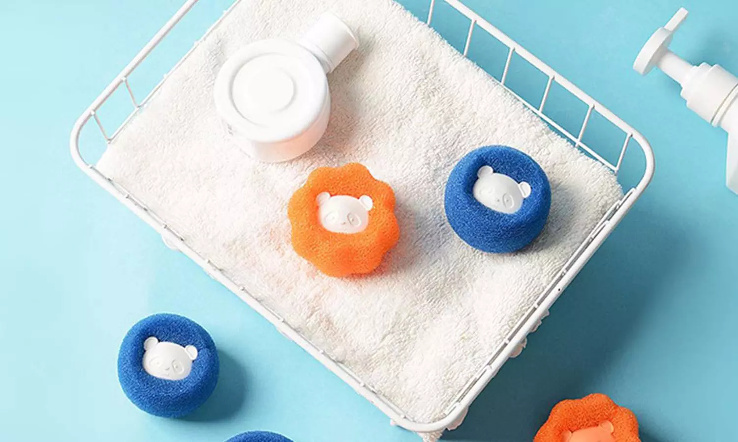 3x oder 6x wiederverwendbarer Tierhaar-Wäscheball