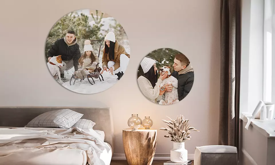 Cadre cercle personnalisé avec Hello Deco