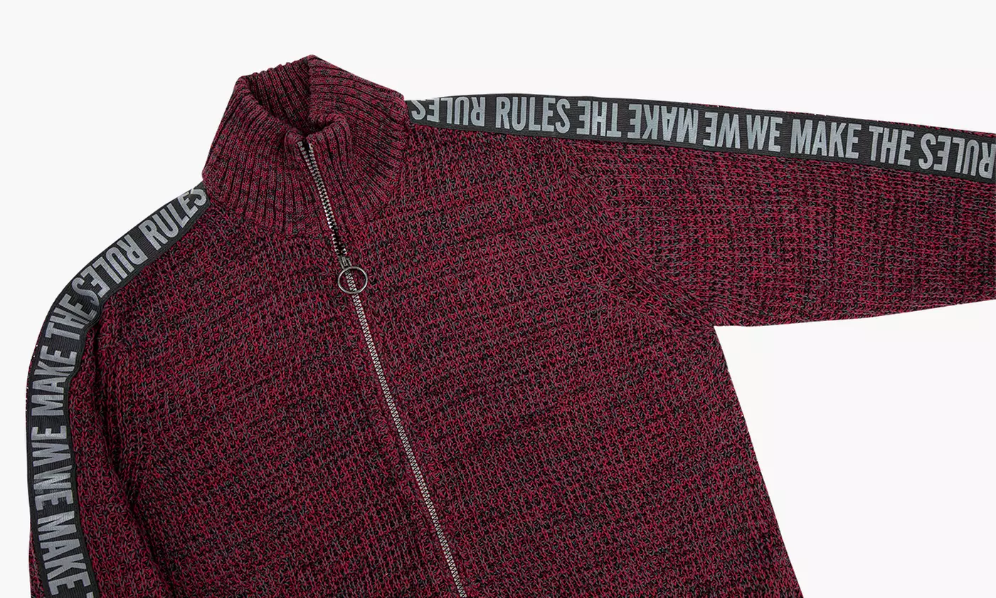 Men's Pullover with Wide Collar or Cardigan with Zipper - Image 7