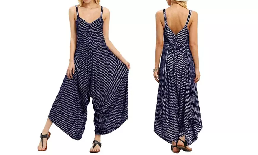 Image 3: Gestreepte jumpsuit voor dames