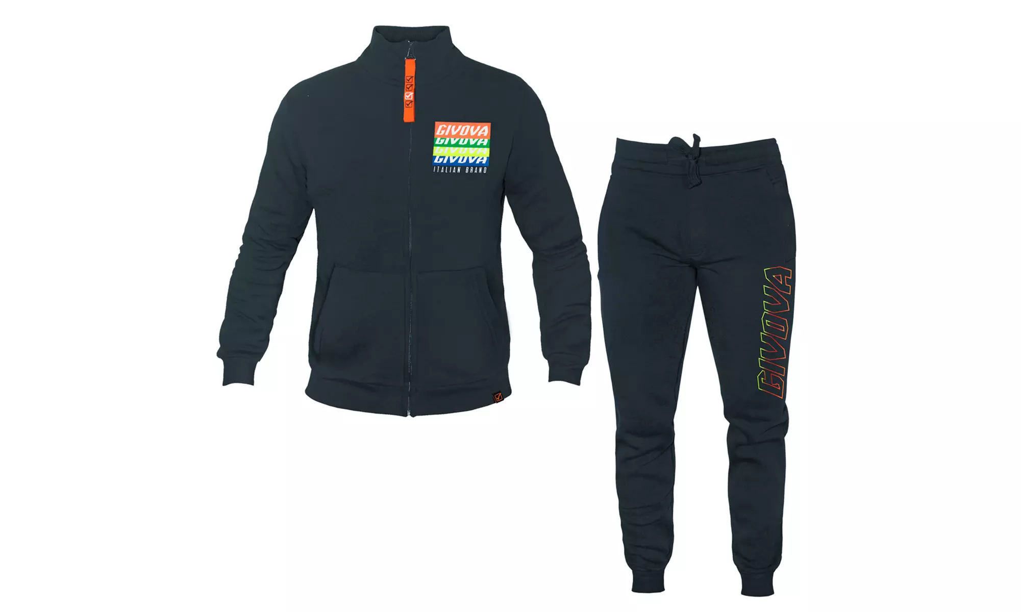 Tuta Uomo Givova in cotone felpato