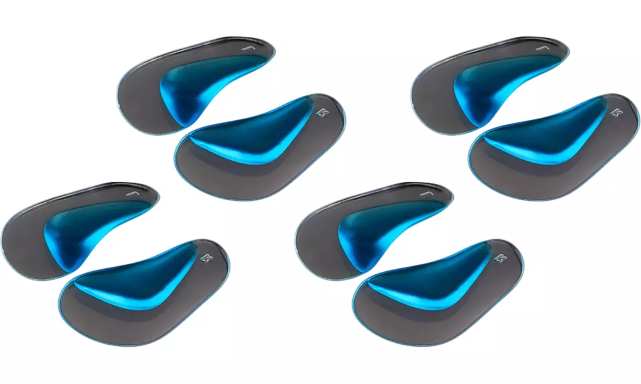 1, 2 oder 4 Paar orthopädische Gel-Einlagen für Fußgewölbe - Second Medium