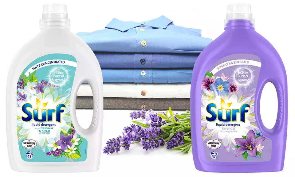Up to 5 Bottles of Surf 47 Wash Super Concentrated Liquid Detergents Multi-Packs - Primary Image