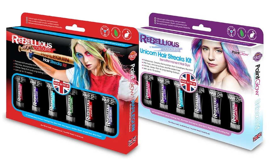 Image 1: Semi-Permanent Hair Dye Kit