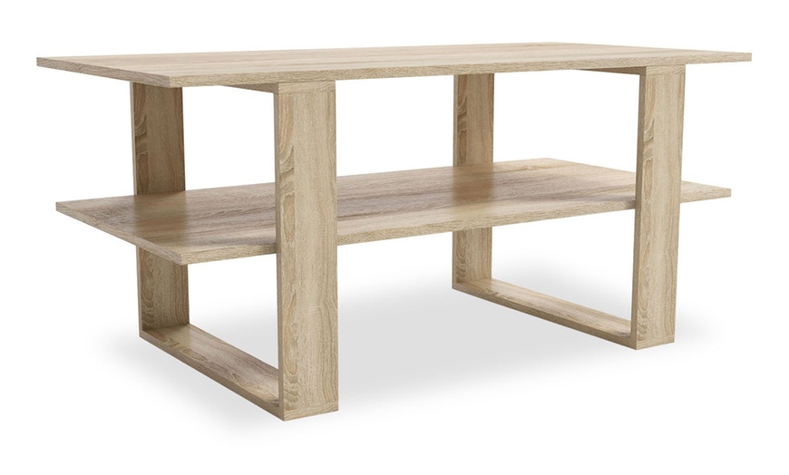 Image 6: Double Layer Coffee Table