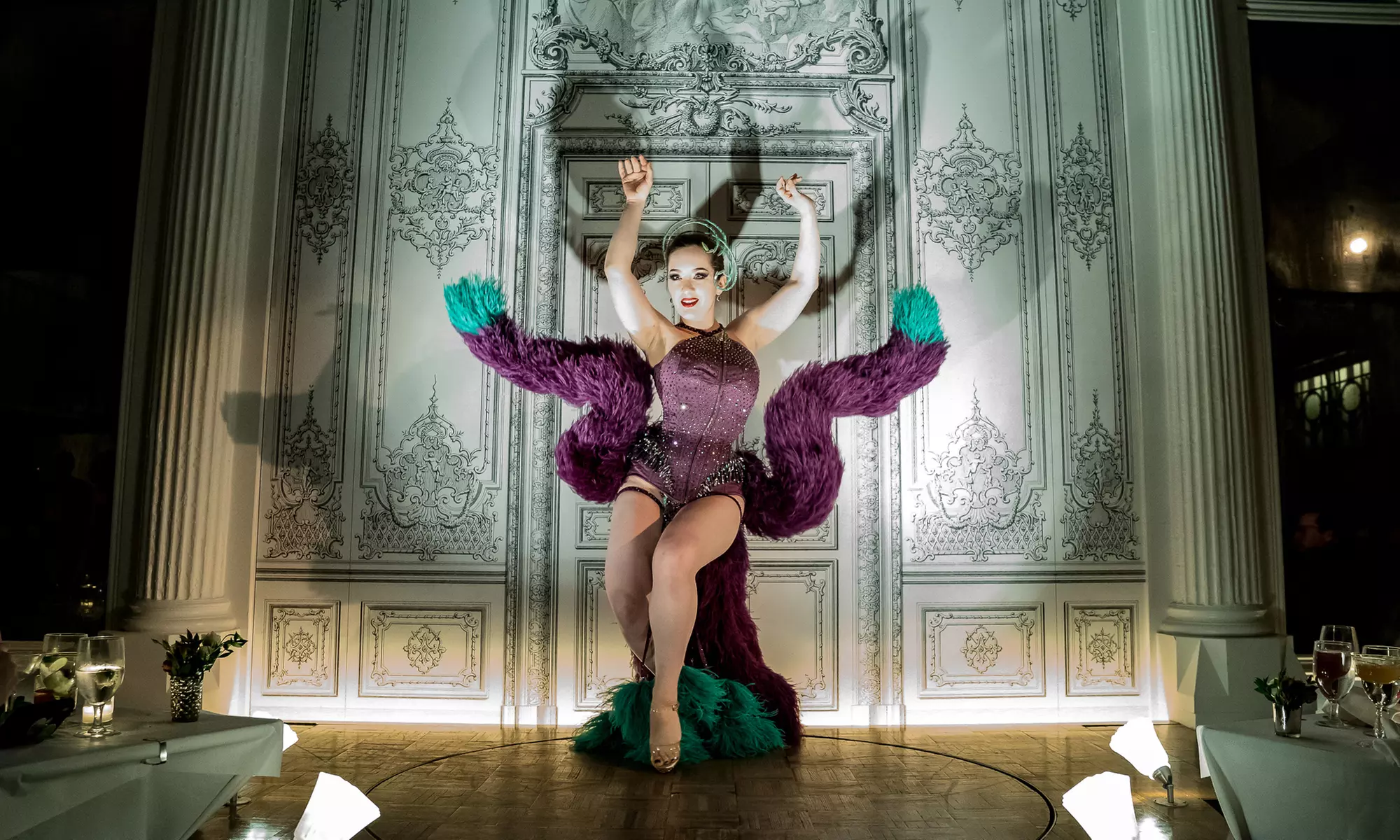 Three-Course Dinner and Live Music or Burlesque Show for Two or Four (June 5–August 30)  - Primary Image