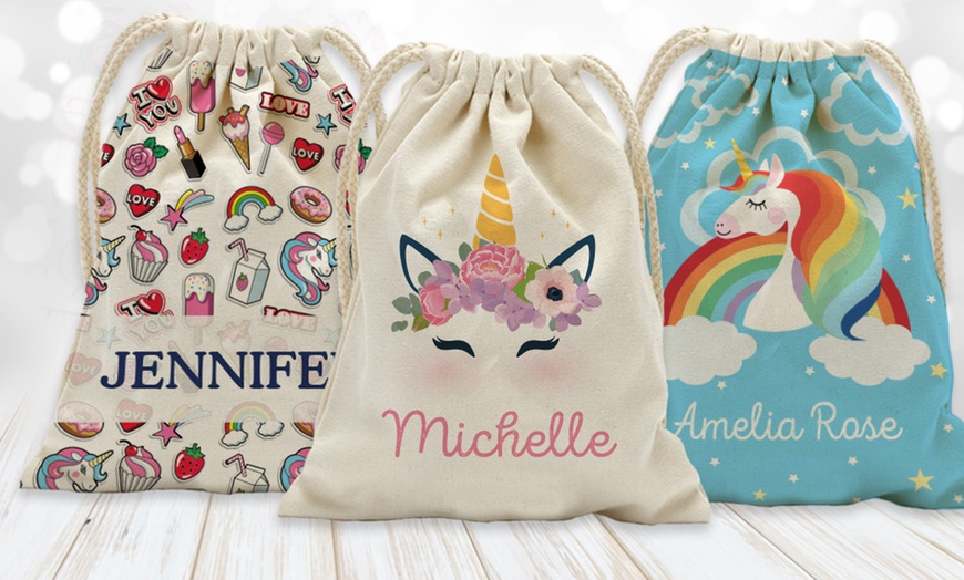 Up to 75% Off Custom Drawstring Bag for Kids | Groupon