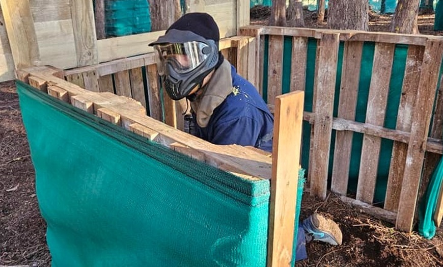 Image 4: Half-Day Paintball- Groups of 5, 10, or 15 with 100 Paintballs Each!