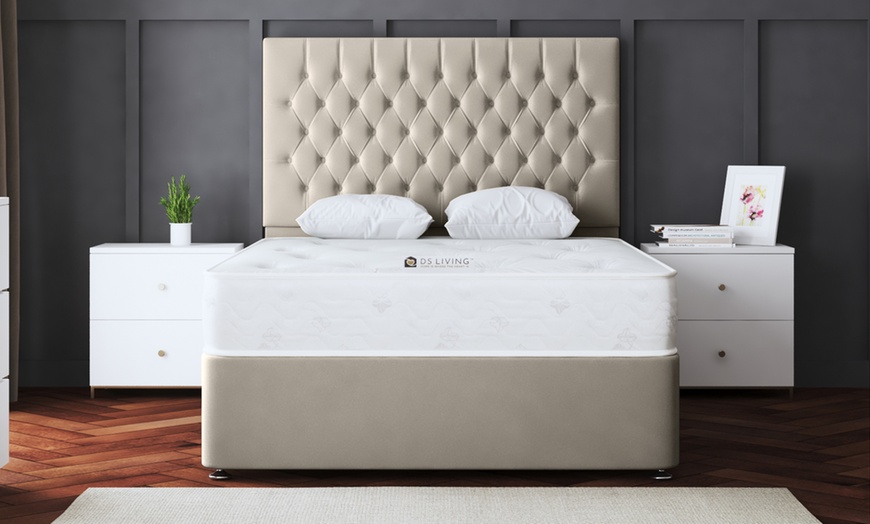 Image 20: Seraphine Chesterfield Divan Bed with Optional Mattress