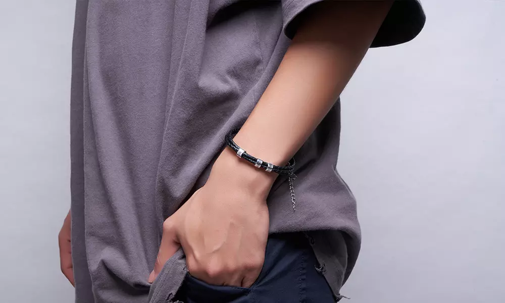 Lederarmband mit Namen