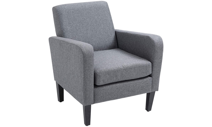 Image 2: HomCom Armchair