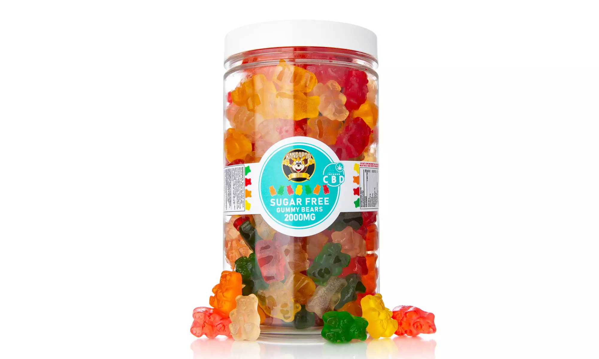 Sugar-Free CBD Gummy Bears from Kangaroo CBD (150mg–5000mg)
 - Second Medium