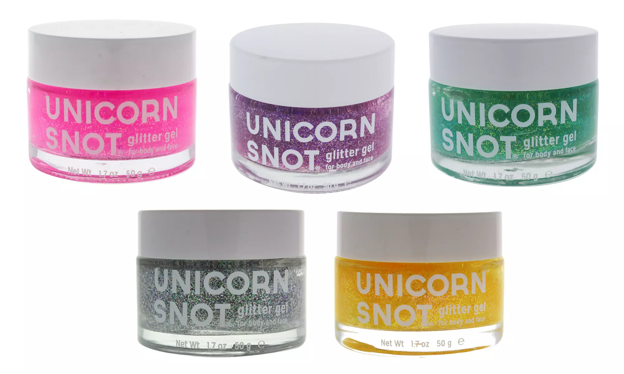 Unicorn Snot Vegan Holographic Body and Face Glitter Gel (1.6 Oz.) - Primary Image