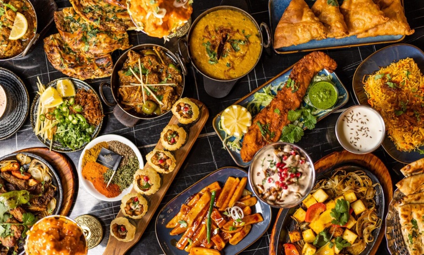 Image 1: Spend €40 or €80 Towards Indian Food and Drinks for Two or Four People