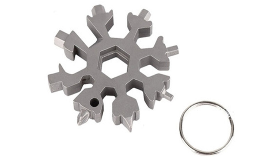 Image 8: One or Two 18-in-1 Snowflake Stainless Steel Multi Tools