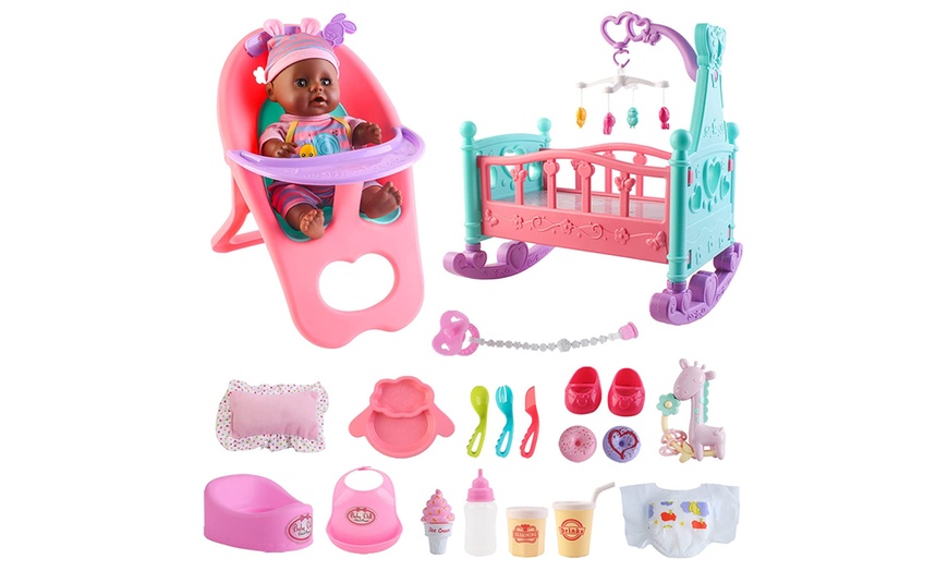 Image 1: Kids' 'My First Baby Doll' Play Set