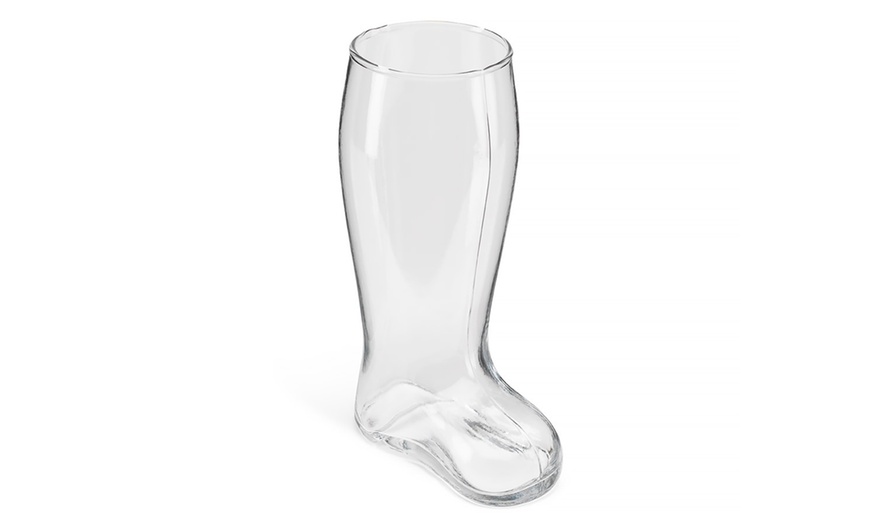 Image 2: Sturdy Beer Boot Glass